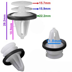 Door Panel Clip 22.2mm x 11.8mm x 28.2mm – main product image