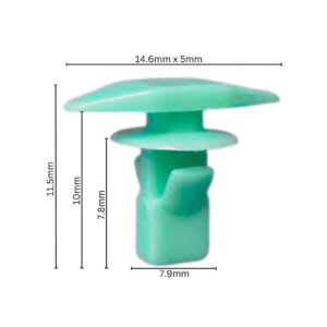 Weather Strip Clip 14.6mm x 7.9mm x 11.5mm – main product image
