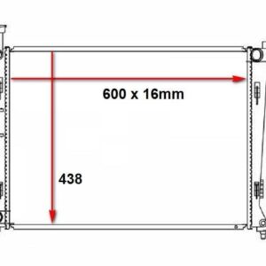 Kia Cerato Radiator 09 13 (1.6/2.0) Manual – main product image