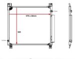 Toyota Fortuner GD6 Condenser 16 (2.7L/2.4D/2.8D/4.0L) – main product image