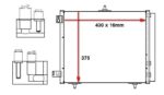Peugeot 1007/2008/206/207/208 / Citroen C2/C3/C4/DS3 A/C Condenser 02 16 – main product image