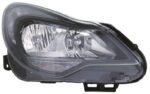 Opel Corsa D F/L RHS Headlight 11 14 (Black) – main product image