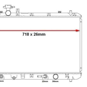 Suzuki SX4 Radiator 08 14 (2.0l,AT) – main product image
