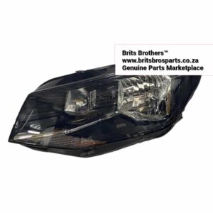 VW Caddy LHS Headlight 2016 (Black, With Motor) – main product image