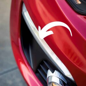 Kia Rio Sedan L/F Bumper Moulding 16 (Chrome&4Dr) – main product image