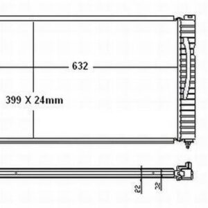 Audi A4 Radiator 95 16 / A6 / VW Passat (1.8l) – main product image