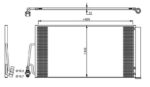 Mini Cooper Clubman / Countryman / Paceman / Roadster A/C Condenser 08 16 (1.2/1.5/1.6) – main product image