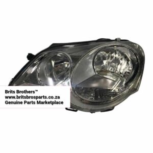 VW Polo Bujwa LHS Headlight 2005 (Chrome) (Enline) – main product image