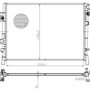 Dodge Journey Radiator (3.6 Auto) 2008 2019 – main product image
