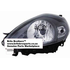 Fiat Punto LHS Headlight 10 (Blk,Elec) TYC – main product image