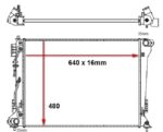 Hyundai Tucson Radiator 16 22 (2.0l, AT) – main product image