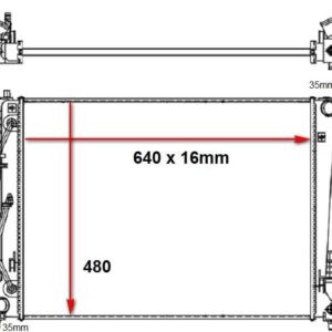 Hyundai Tucson Radiator 16 22 (2.0l, AT) – main product image