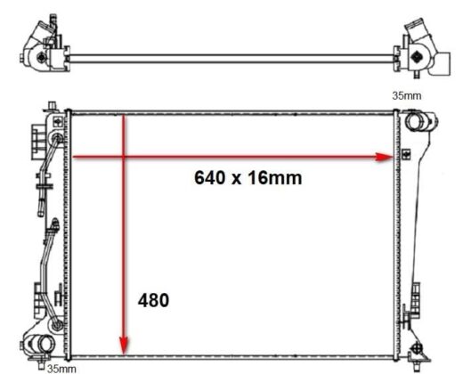 Pos_Bd7131.Jpeg Hyundai Tucson Radiator 16 22 (2.0l, AT) – main product image