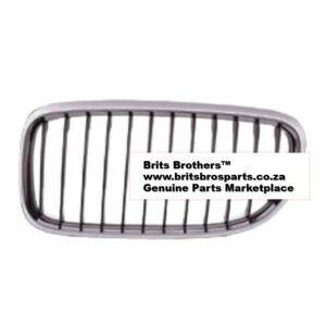 BMW E90 F/L LHS Kidney Grill 09-11 (Blk, W/Chrome Mldng)