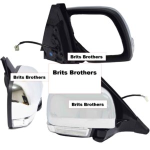 Mitsubishi Pajero RHS Side Mirror 07 (Elec,W/Indic+Chrome) – main product image