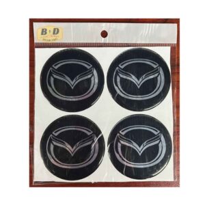 Mazda Centre Wheel Cap Sticker (4PC) – main product image