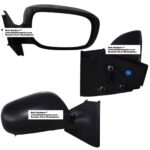 Toyota Yaris RHS Side Mirror 05 (Manual,W/O Lever) – main product image