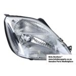 Ford Fiesta RHS Headlight 2003 2005 (Flat Light) – main product image