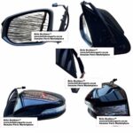 Toyota Fortuner / Hilux GD6 LHS Side Mirror 16 (Elec,W/indic,A/F,Blk) – main product image
