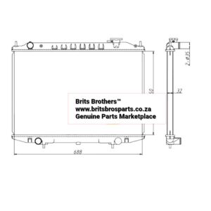 Nissan Hardbody 2.5 Radiator 2008 – main product image