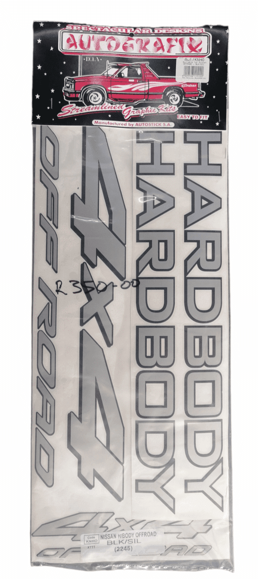 Pos_Photoroom-20221025_1614052.Png Nissan H/Body Offroad BLK/SIL Sticker Kit – main product image
