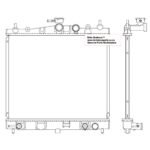 Nissan Micra Radiator 1.4 (Manual 2005 – main product image