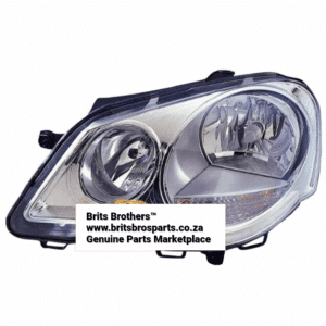 VW Polo Bujwa LHS Headlight 2005 (Chrome) (TYC) – main product image