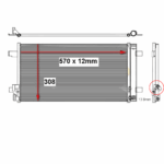 VW Polo 8 GTI / A1 S Line Condenser (2.0T) 2018 – main product image