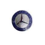 Mercedes Benz W205/W212 Flat Bonnet Badge (Blue) – main product image