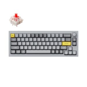 Keychron Q2 65% Red G Pro Switches Aluminium RGB Wired Keyboard Grey | Brits Brothers Parts
