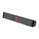 REDRAGON 2.0 Sound Bar ADIEMUS 2 x 3W RGB USB Aux PC Gaming Speaker Black - image 3 | Brits Brothers Parts