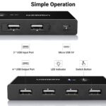 UGREEN USB 2.0 4 Port Switch Box with 1.5m USB Cables - image 3 | Brits Brothers Parts