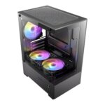 Antec VCX100M RGB Elite ATX Micro ATX ITX Mini Tower Gaming Chassis Black - image 5 | Brits Brothers Parts