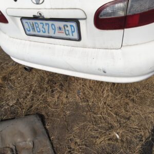 Used Daewoo Lanos rear bumper – tested OEM replacement part