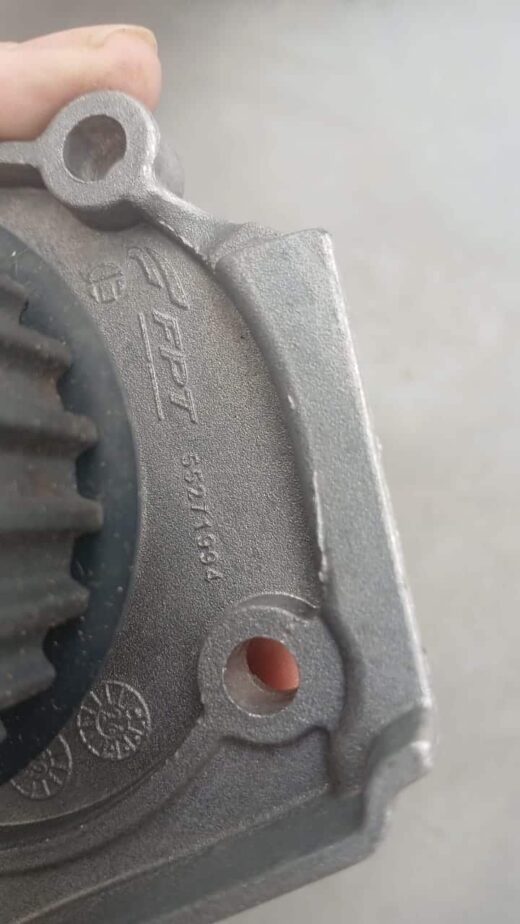 Fiat 500 Turbo Engine Water Pump 55271994 New | OEM Cooling Pump South Africa – side angle