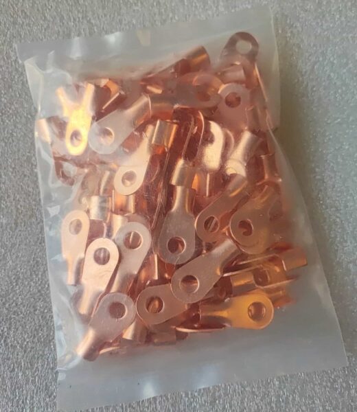 Buy 100 Pieces 30 Amp Copper Ring Lug Terminal - High-Quality Electrical Connector 1 Product image โ product image