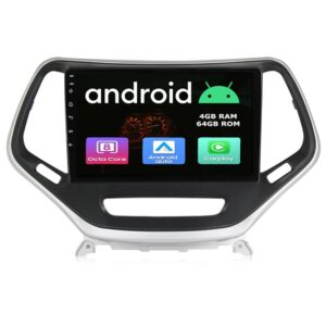 Jeep Cherokee 2014 – 2021 Android GPS Navigation Bluetooth Radio Unit with Carplay – main product image