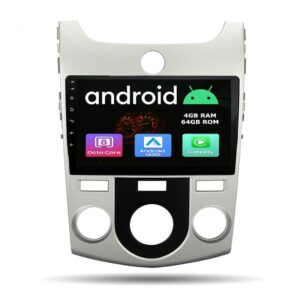 KIA CERATO 2008 2012 GPS Car Navigation Bluetooth Radio Unit for models with MANUAL Aircon Controls – main product ima