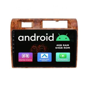 Toyota Land Cruiser 70 76 79 Series Peach Wood Android GPS Navigation Radio CarPlay Unit – main product image