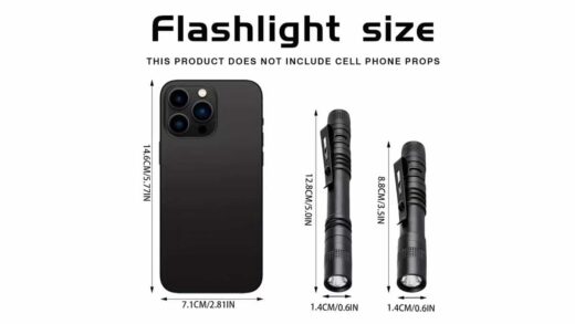 1 Piece Uv Black Light Flashlights With Clip - 395Nm 1 Product image – product image