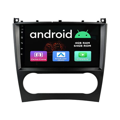 W203-Ft-1 Mercedes Benz C Class W203 2004 – 2007 CLK W209 9 inch Full Touch Navigation Bluetooth Radio Unit – main product ima