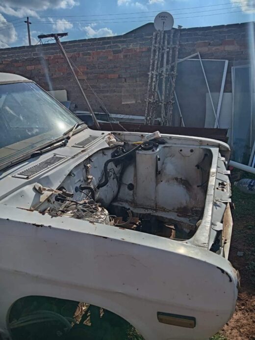 Nissan 1400 Stripping for Parts | Used Nissan Bakkie Spares – side angle