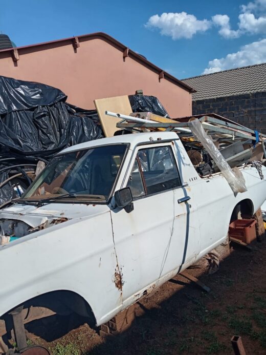 Nissan 1400 Stripping for Parts | Used Nissan Bakkie Spares – front view