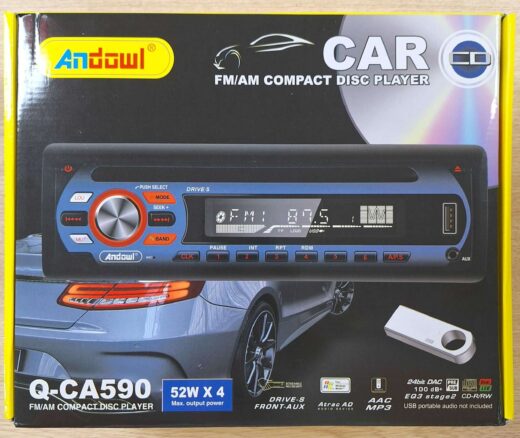 Andowl Car Fm/Am Compact Disc Player - 52Wx4 1 Product image – product image