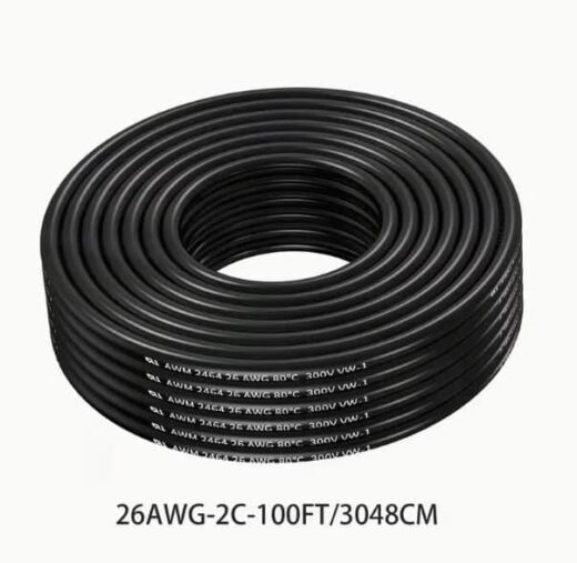 1Pc 26 Gauge 2 Core Electrical Wire, 26Awg 30.5M 1 Product image โ product image