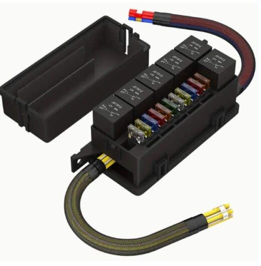 Pre-Wired Fuse And Relay Box 12V - 6 Relays And Fuses 1 Product image – product image