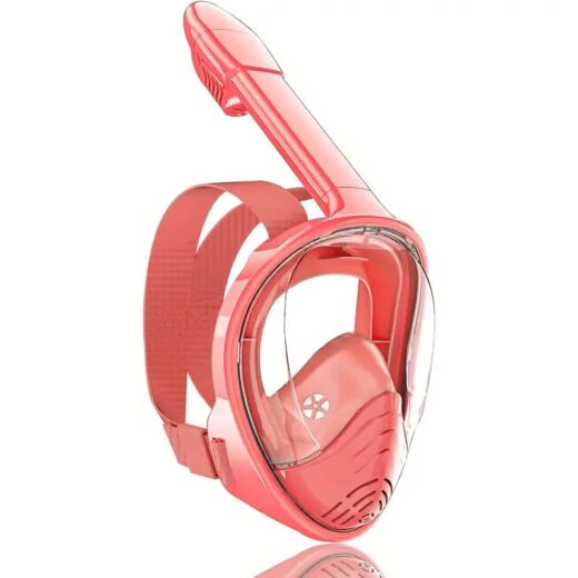 Children'S Full Face Snorkeling Mask With Camera Mount - Pink 1 Product image – product image