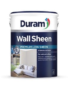 Wallsheen White 5l Duram Low Sheen Paint ™ auto part product photo