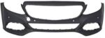 Front Bumper+PDC Hole Primed Black Avantgarde 2014-2018 (Mercedes Benz C Class W205) auto part product photo