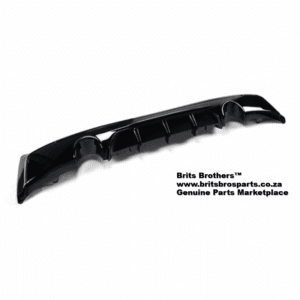 BM F22 235/240 GLOSS BLACK DOUBLE EXIT REAR DIFFUSER (non oem) auto part product photo
